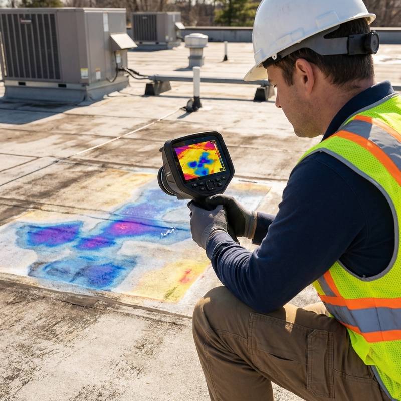 Infrared Thermography for Moisture Detection